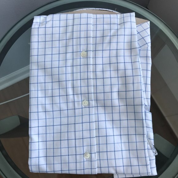 CANALI Check Cotton Jacquard Dress Shirt - Picture 2 of 3